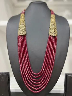 Victorian CZ Multilayer Beaded Necklace
