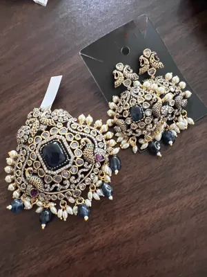 Victorian CZ Pendant set