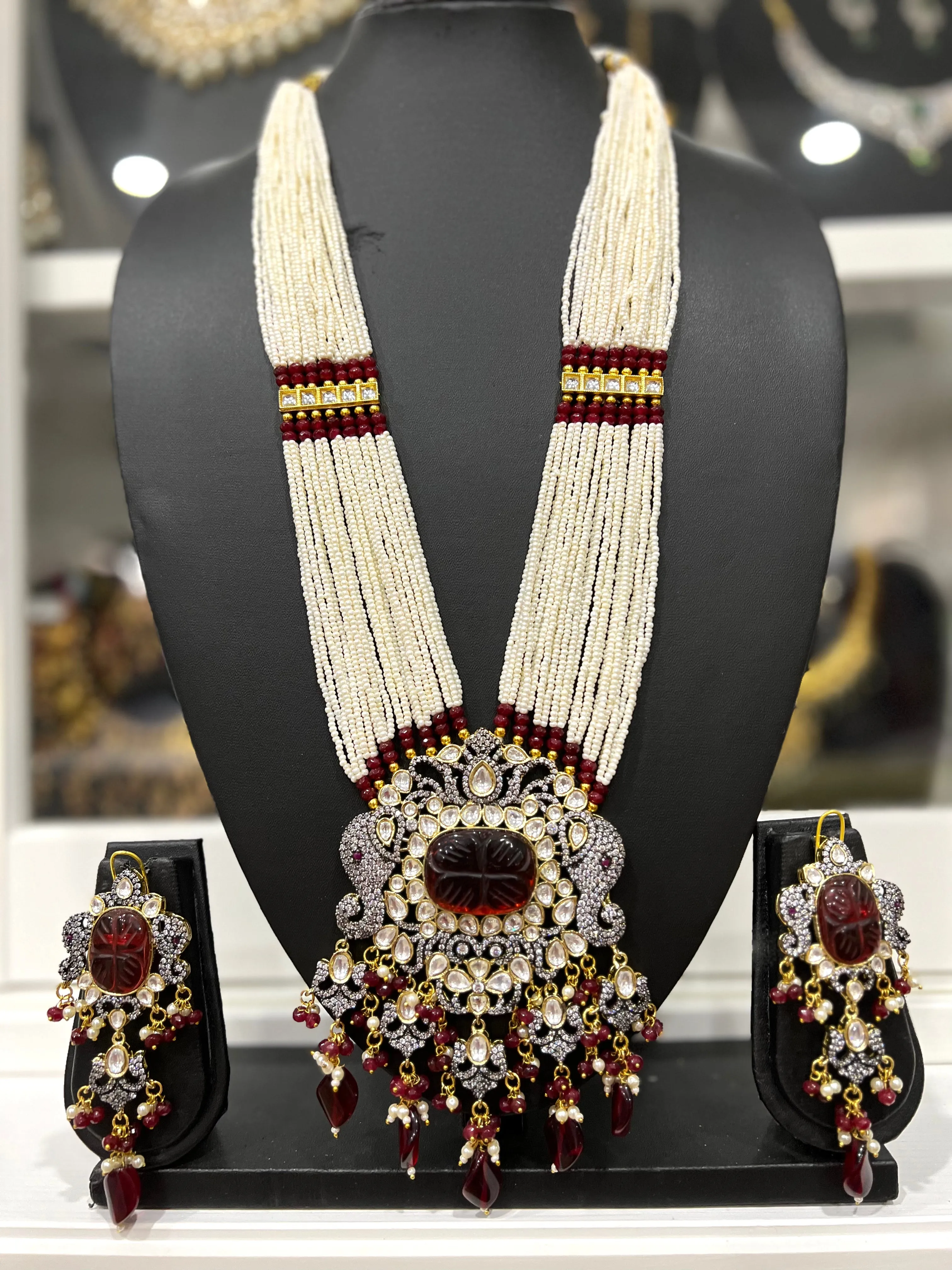 Victorian Necklace with Monalisa Beads