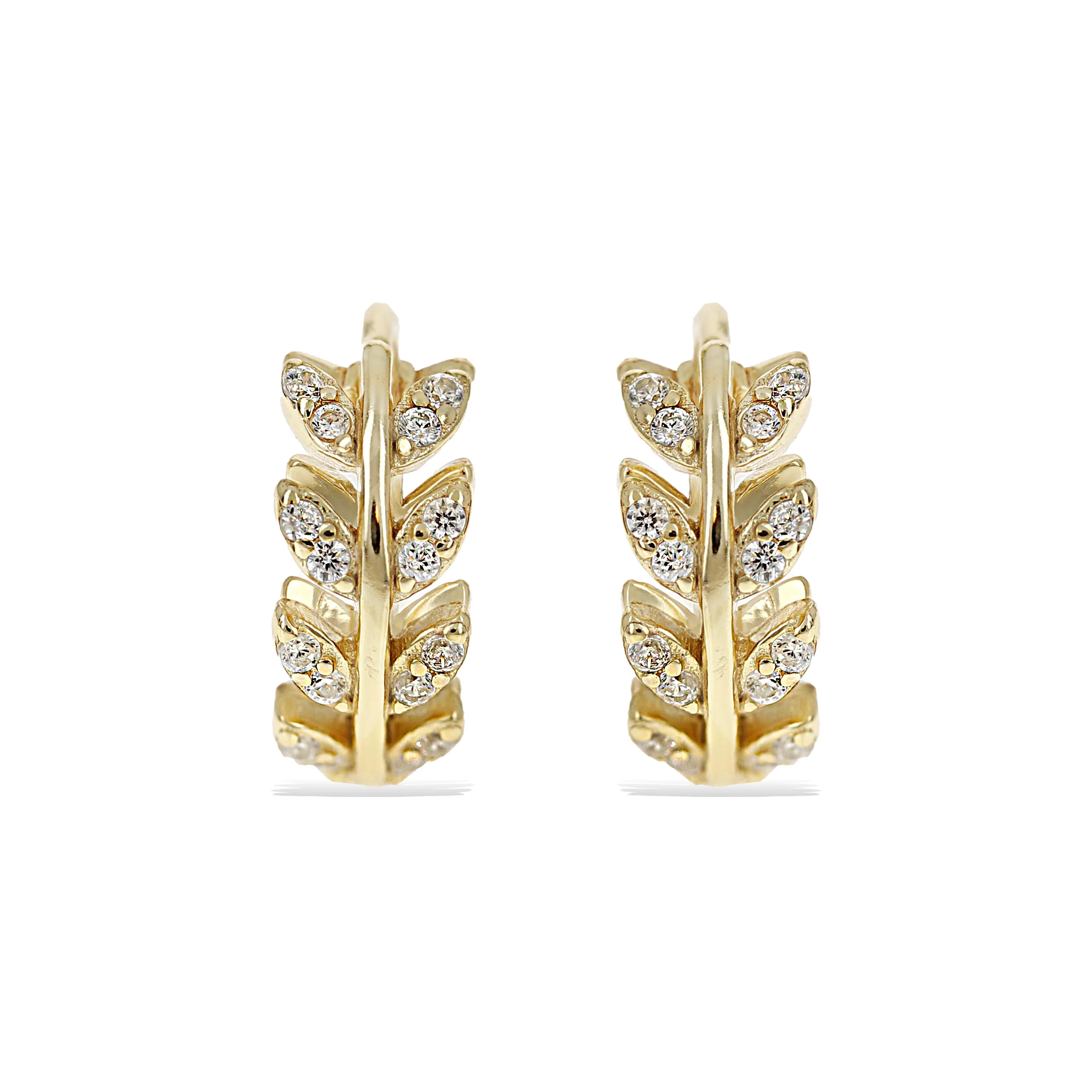Vine Huggie Hoop Earrings