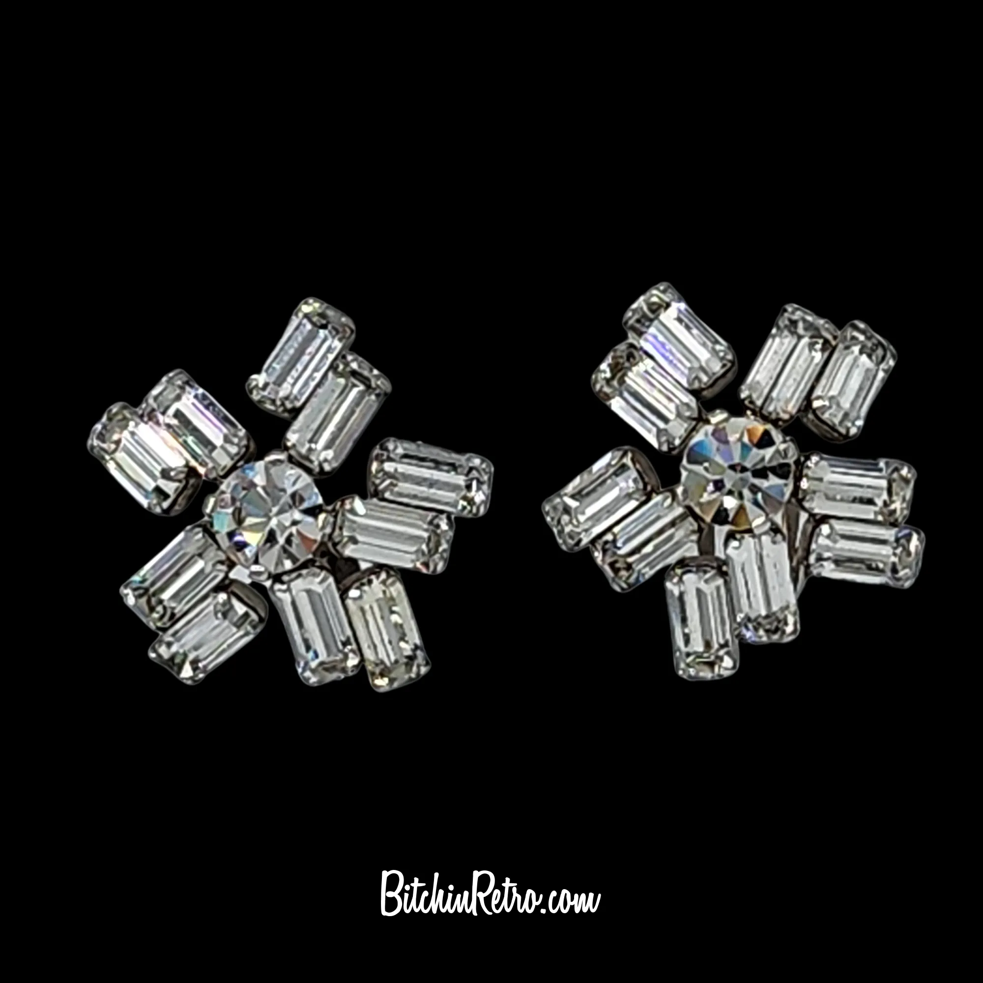 Vintage Austrian Crystal Earrings