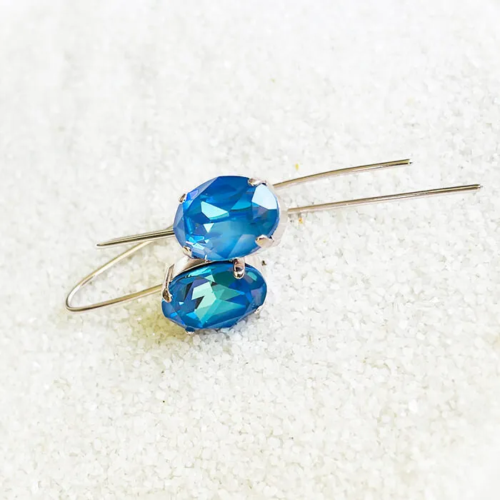 Vixen swarovski crystal drop earrings