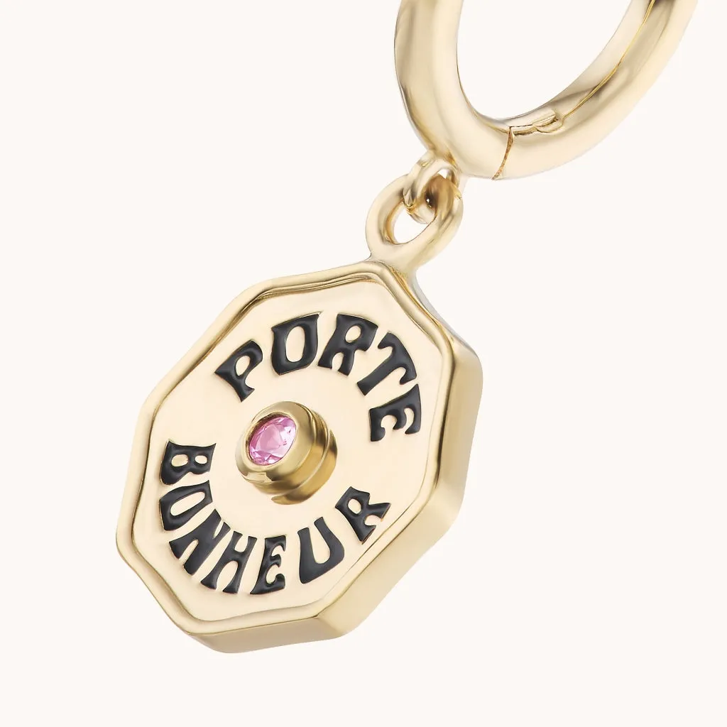 Wee PB Hoops Pink Sapphire