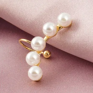 White Pearl Ear Cuff