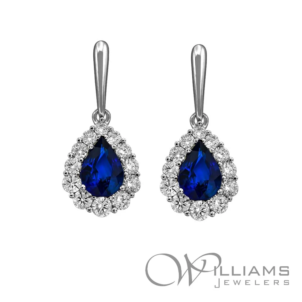 Williams Signature 18 Karat Sapphire Earrings