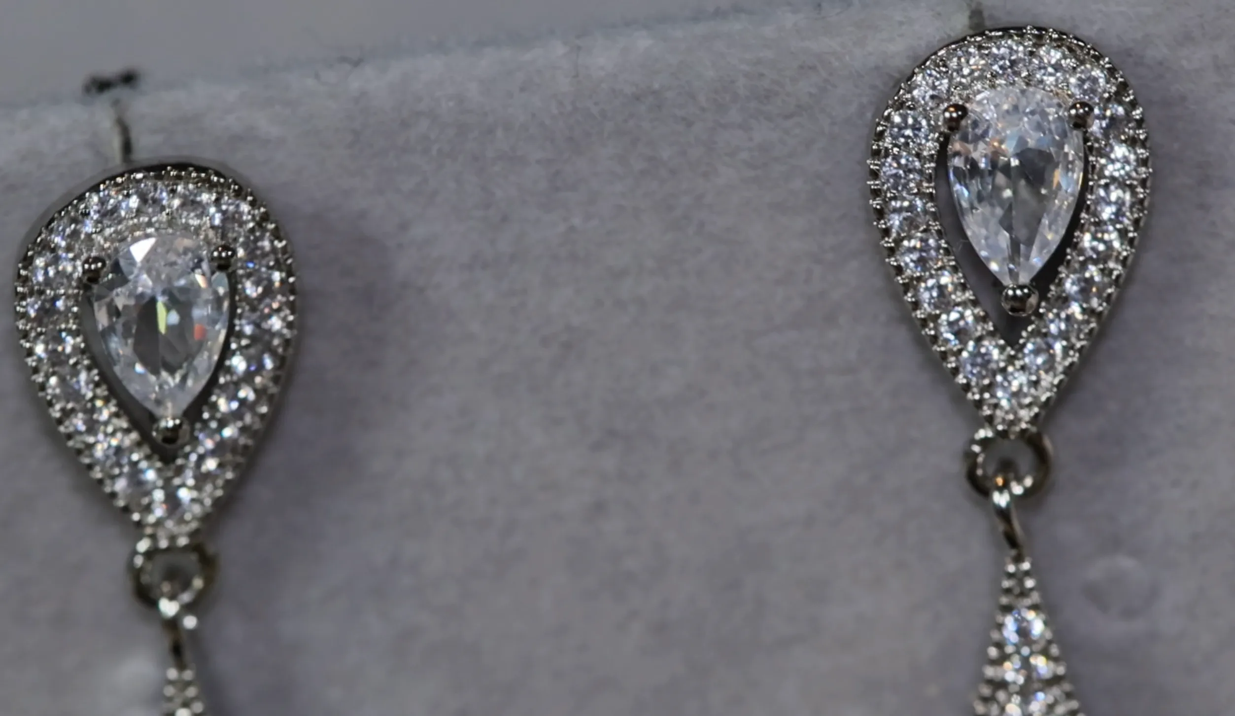 Yellow Diamond Earrings | Womens Yellow Diamond Teardrop Earrings