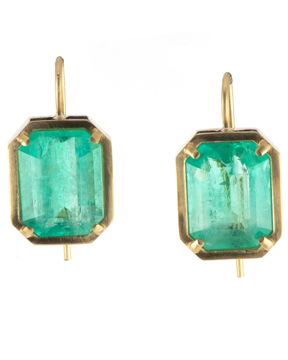 Zambian Emerald Earrings